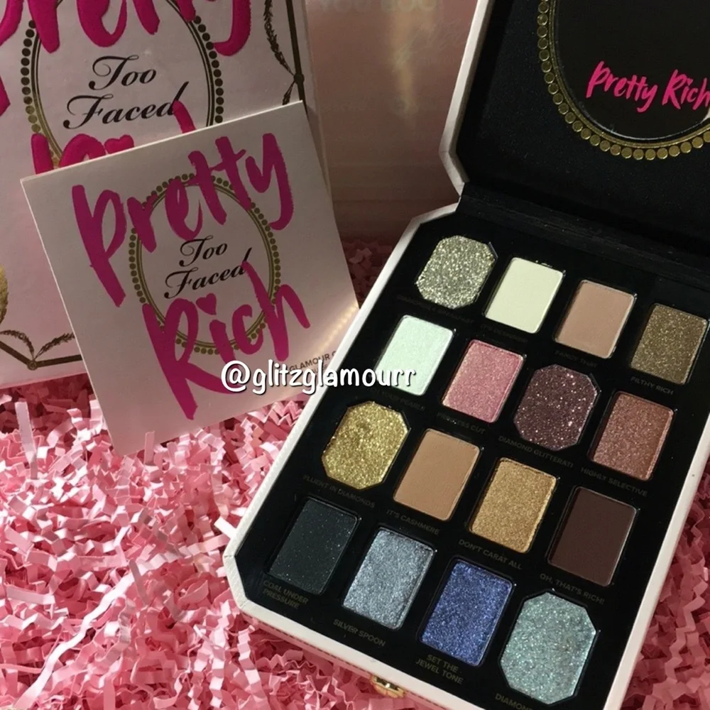 💎Too Faced Pretty Rich Diamond Light Eyeshadow Palette💎